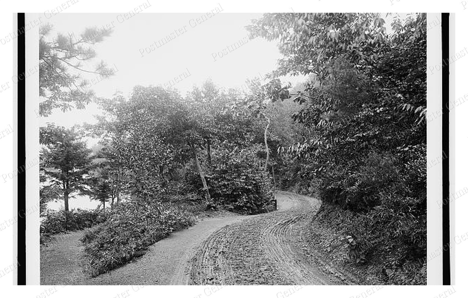 Mohonk New York Lake Shore Road Standard Postcard COPY RPPC