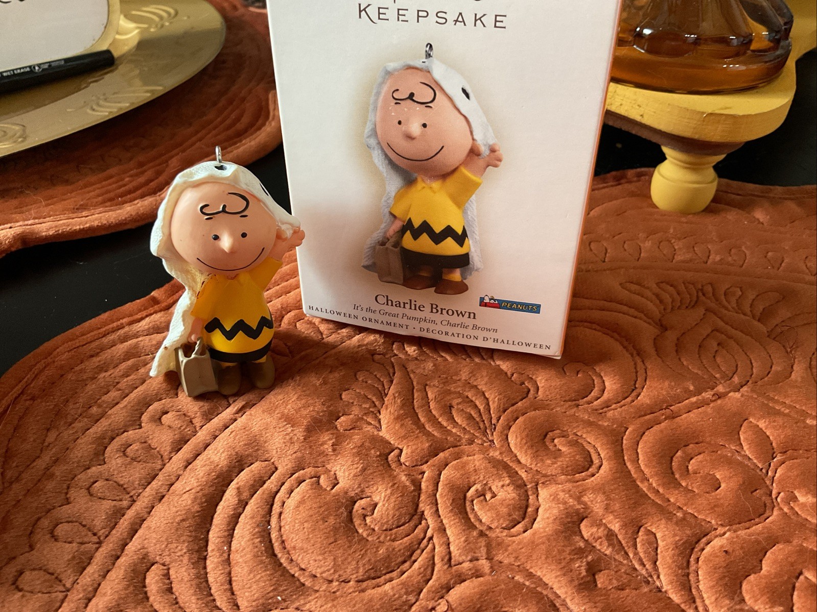 Charlie Brown Hallmark Keepsake Ornament It's the Great Pumpkin 2006 Retired