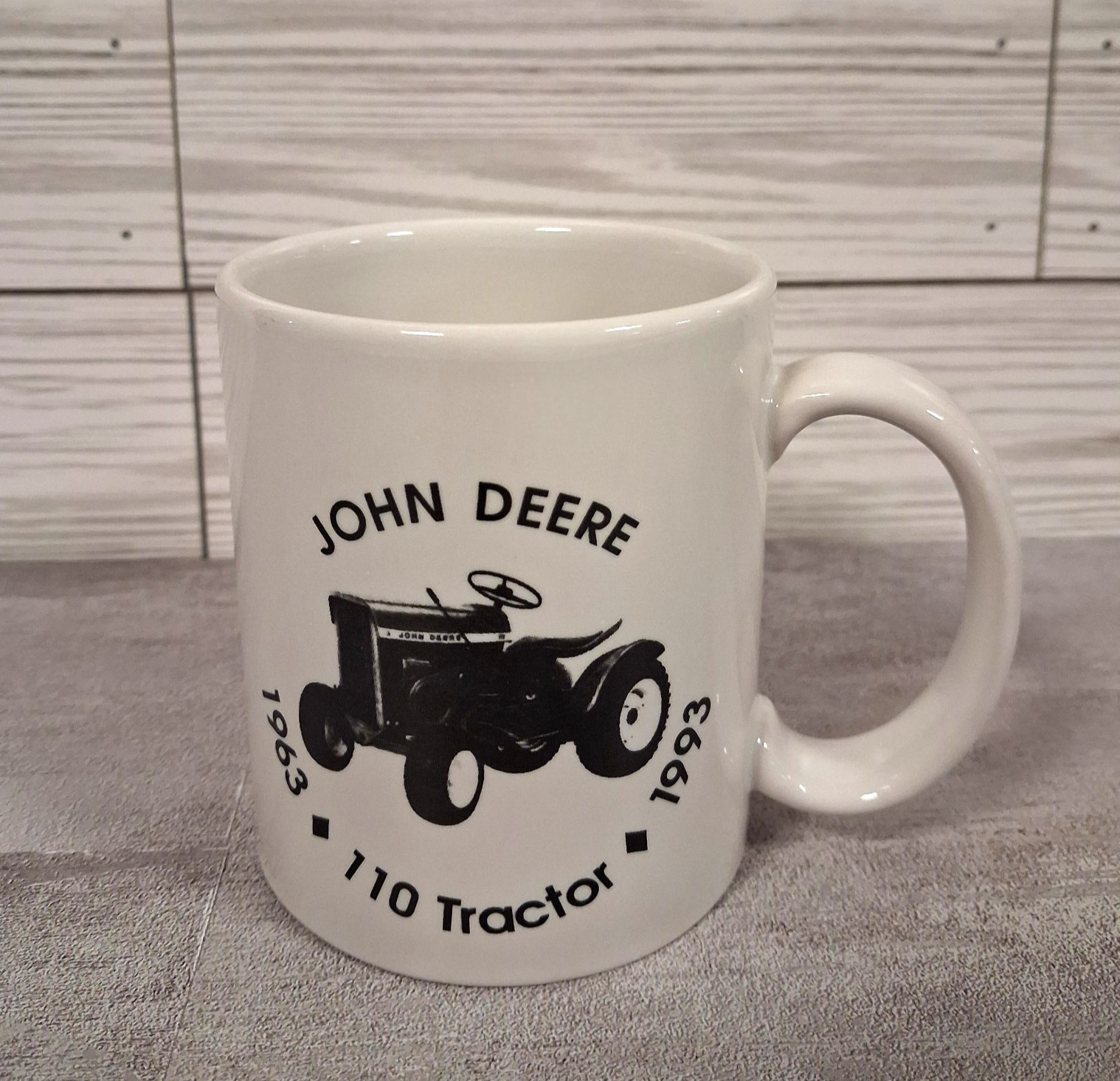 Vintage John Deere Coffee Mug 110 Lawn Tractor 1963-'93 Commemorative Mugs 12oz