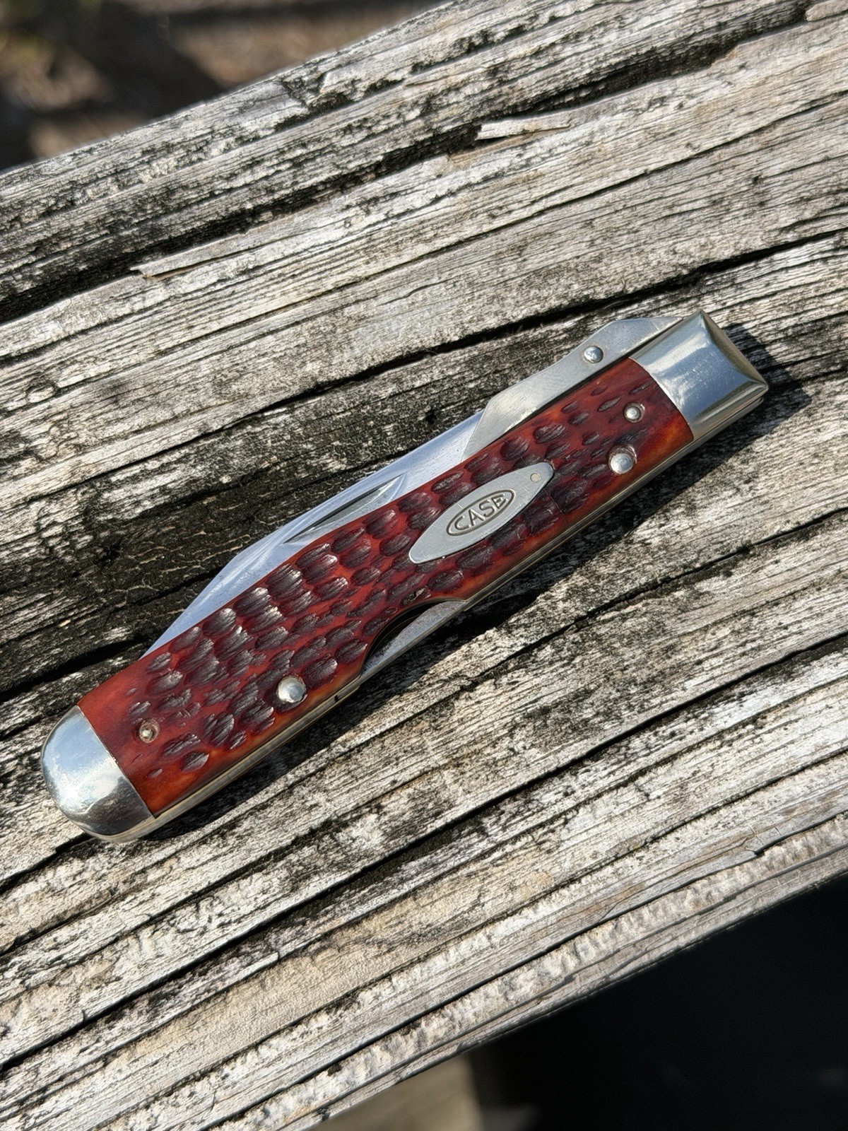 CASE XX USA 1965-69 6111 1/2 Beautiful Red Bone