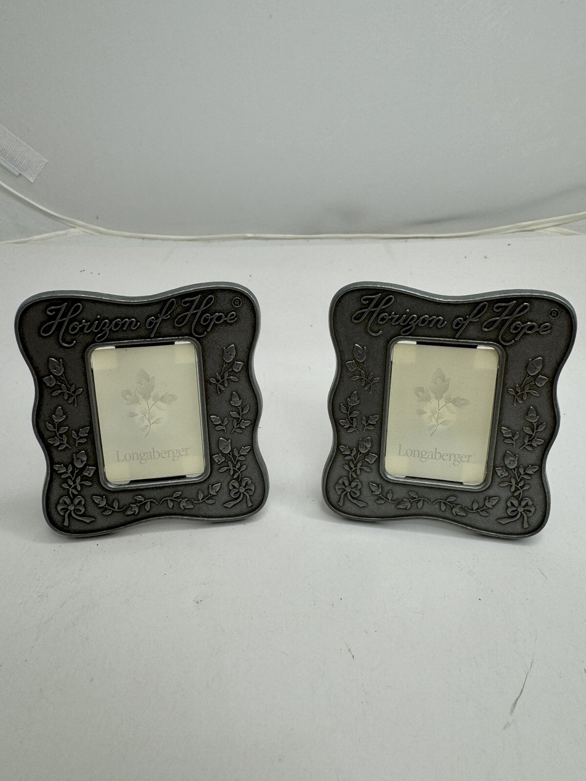Longaberger Horizon of Hope Picture Frames - Set of 2