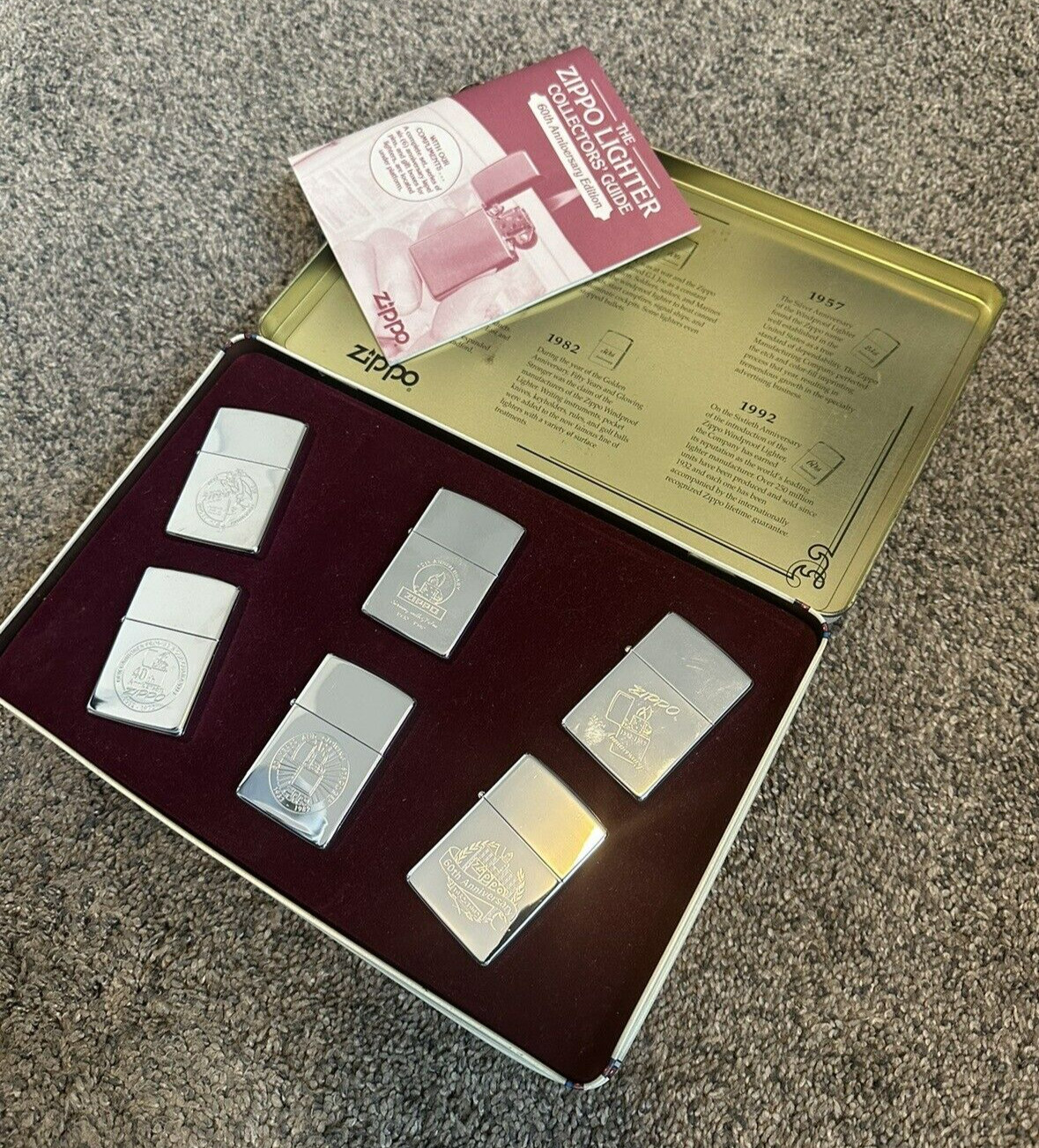 1992 ZIPPO 100th ANNIVERSARY SERIES  Collectors Edition 6 UNFIRED- New Old Stock