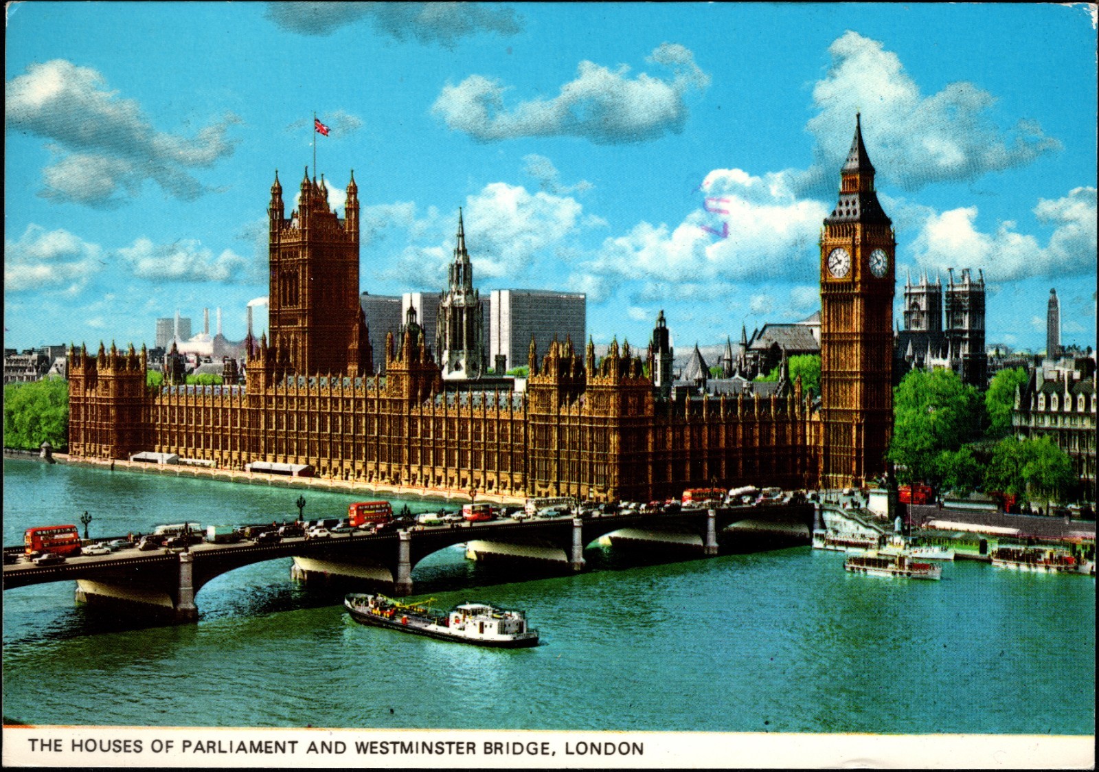 London Houses of Parliament & Westminster Bridge Photo Precision Continental PC