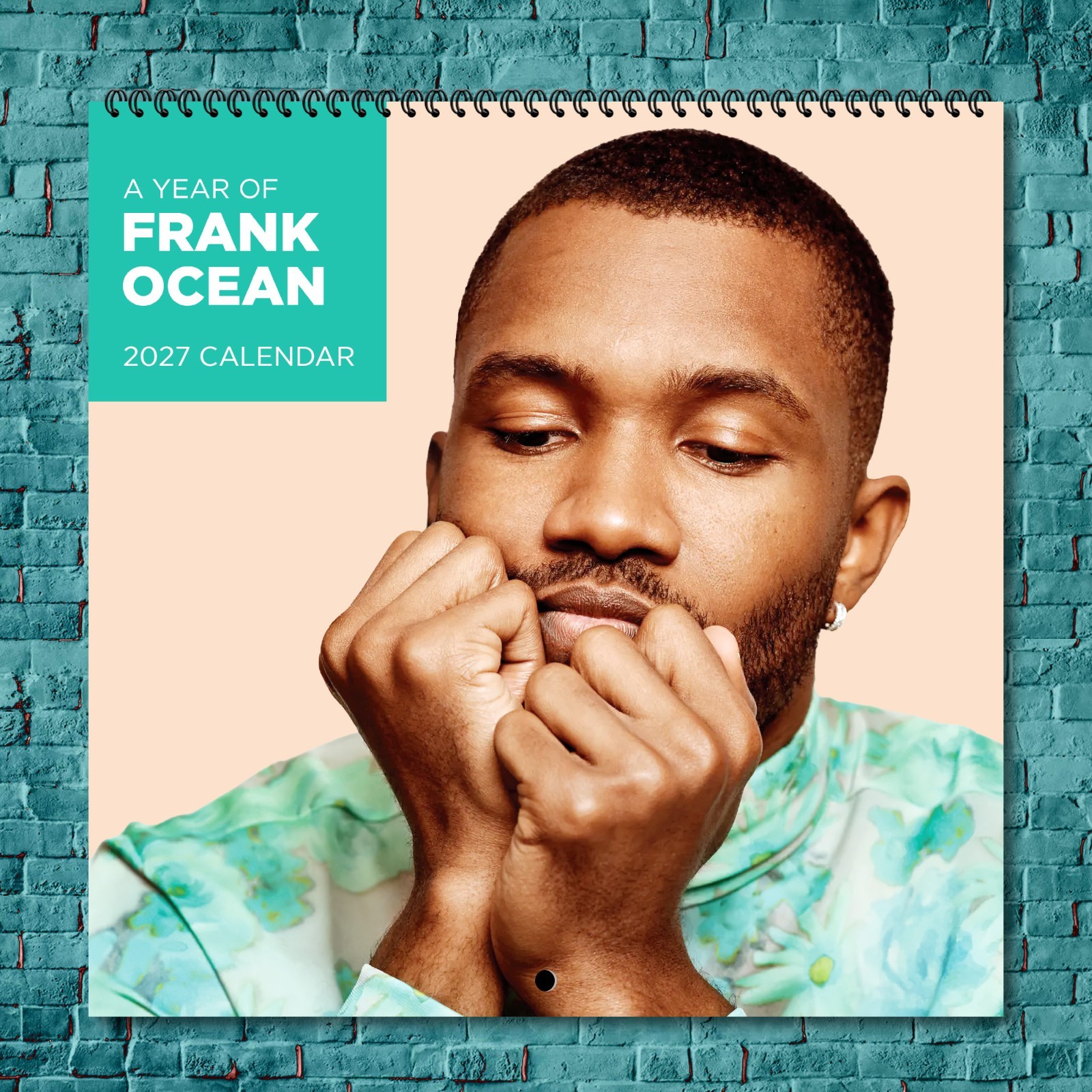 Frank Ocean 2027 Wal lCalendar 12 Month Celebrity Photo Fan Collectible