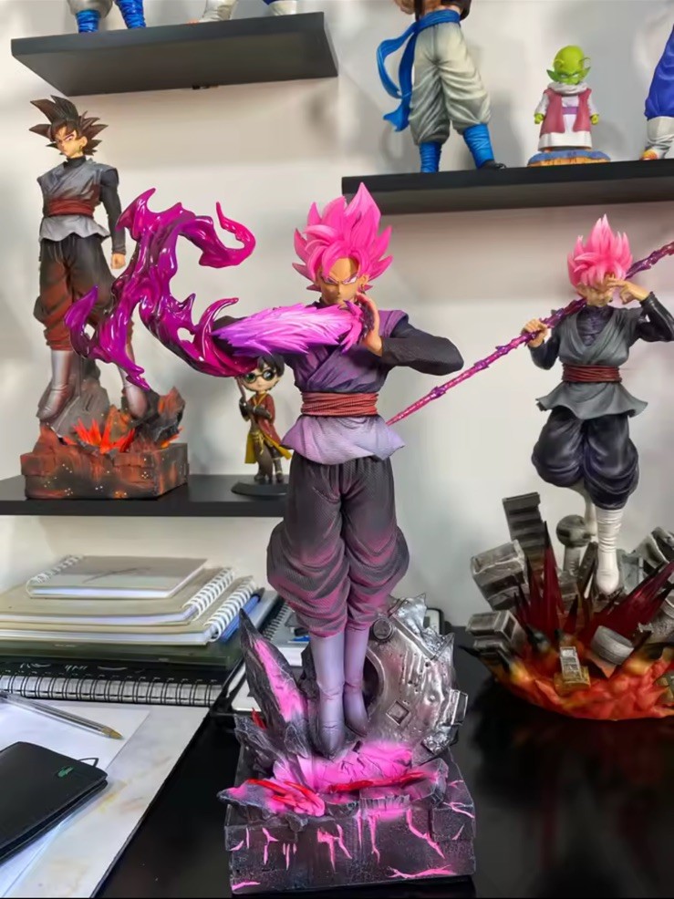 JT Dragon Ball Super Goku Black Figure 38cm PVC Anime Limited Statue Collectible