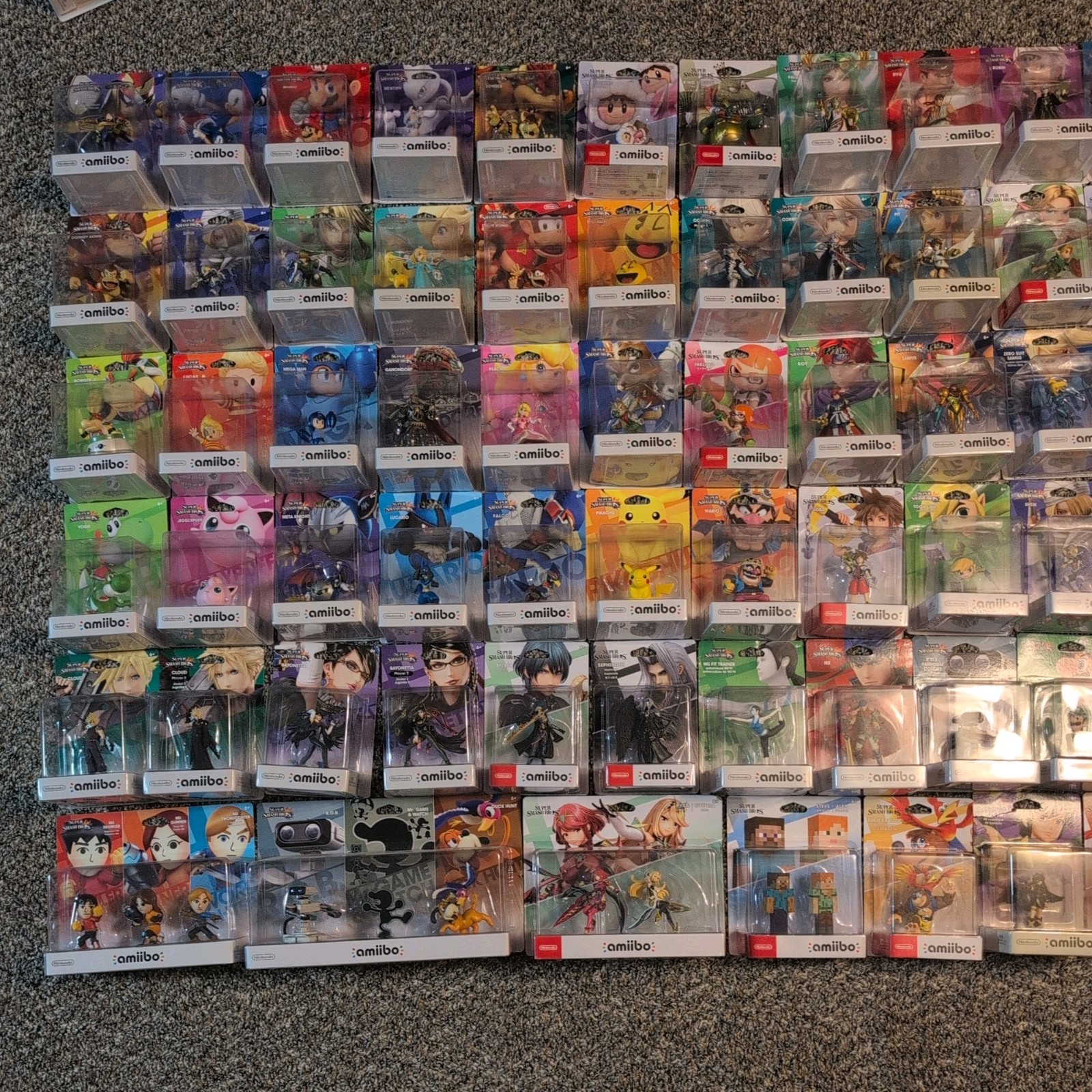 Nintendo Smash Bros Amiibo Complete Set NEW in Box US Vers. 