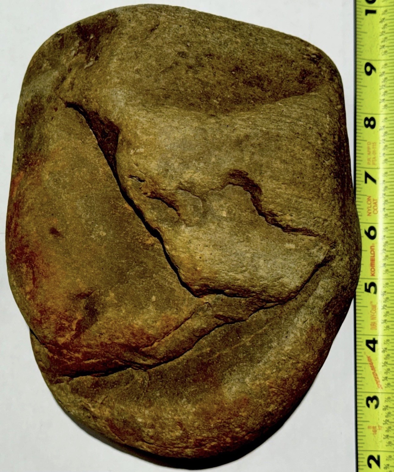 Native American Indian Authentic Artifact Stone Carved Effigy, 8 lb 12 oz • VA
