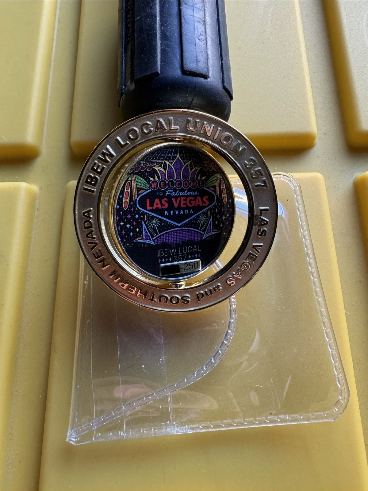 IBEW Local 357 Spinner Challenge Coin Las Vegas 41st Int’l Convention 2026