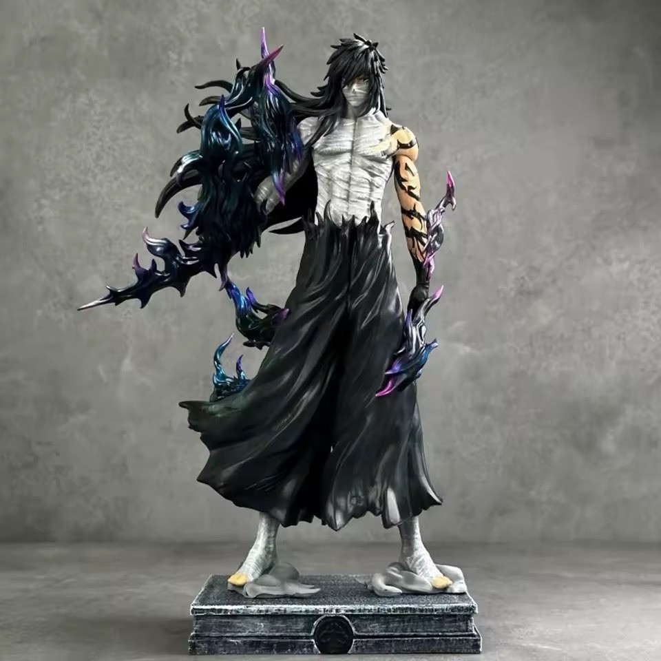 Bleach Dangai Ichigo Kurosaki 33cm Final Getsuga Tensho Mugetsu Statue PVC Model