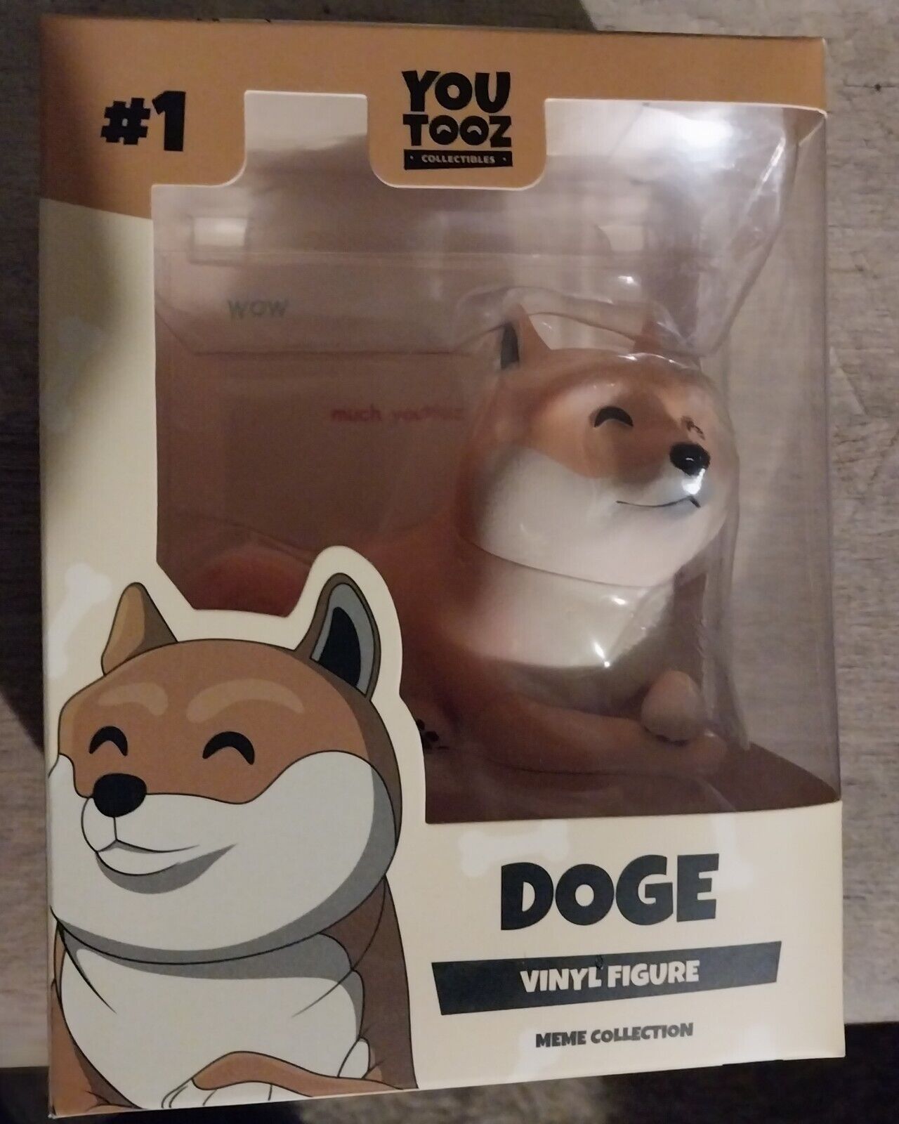 🐶QTY 2 Youtooz Collectibles Doge coin #1 Meme Collection Vinyl Figure #1