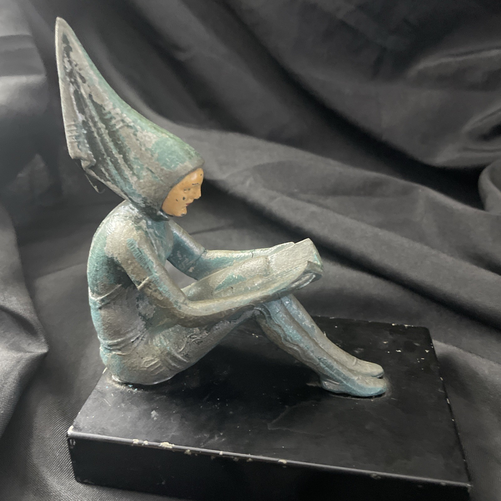 Antique/ Vintage J.B. Hirsch Art Deco Pixie Girl Bookend