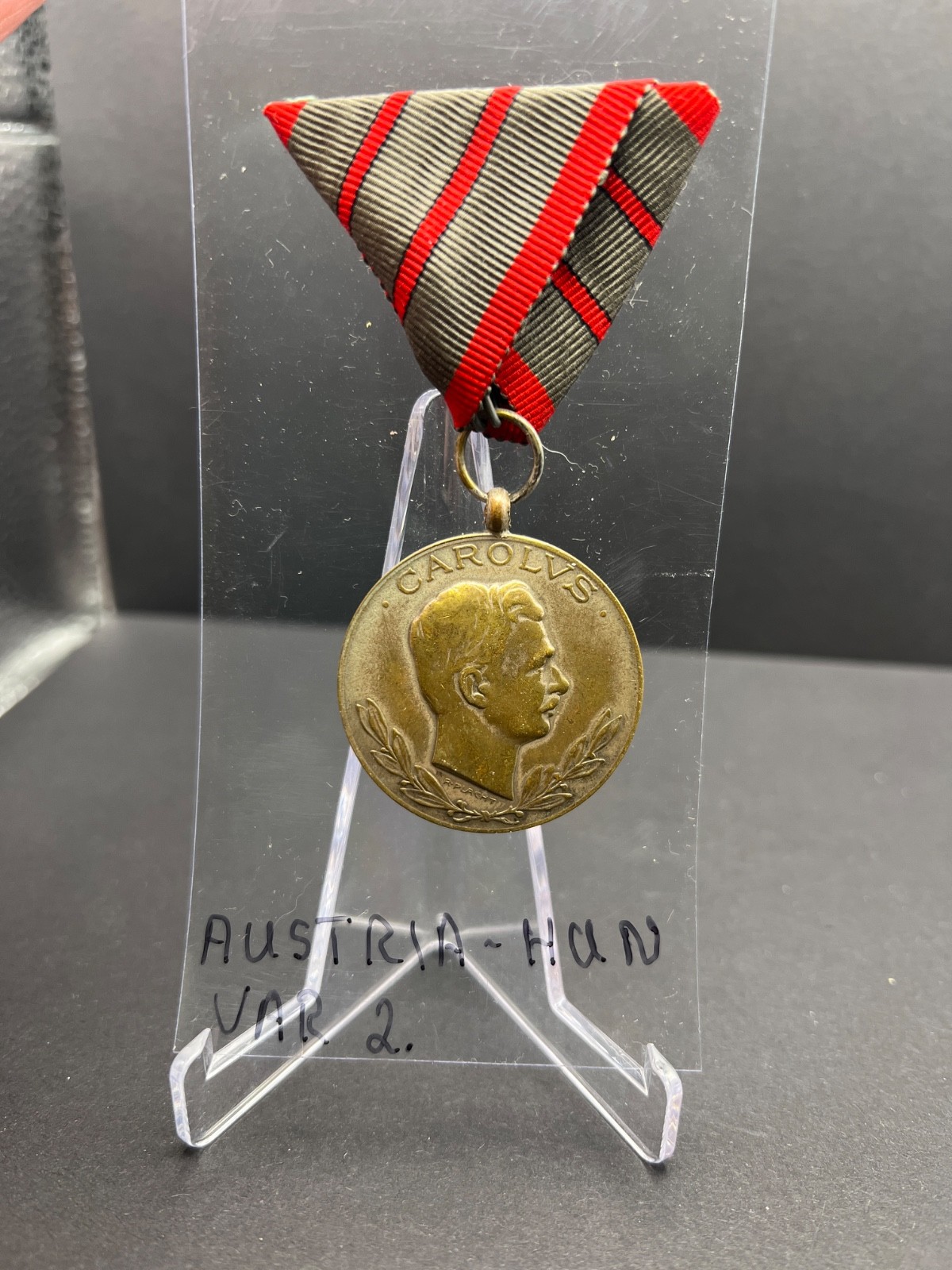 Austria Hungary WWI Wound Medal 1918 Emperor Karl Military Decoration