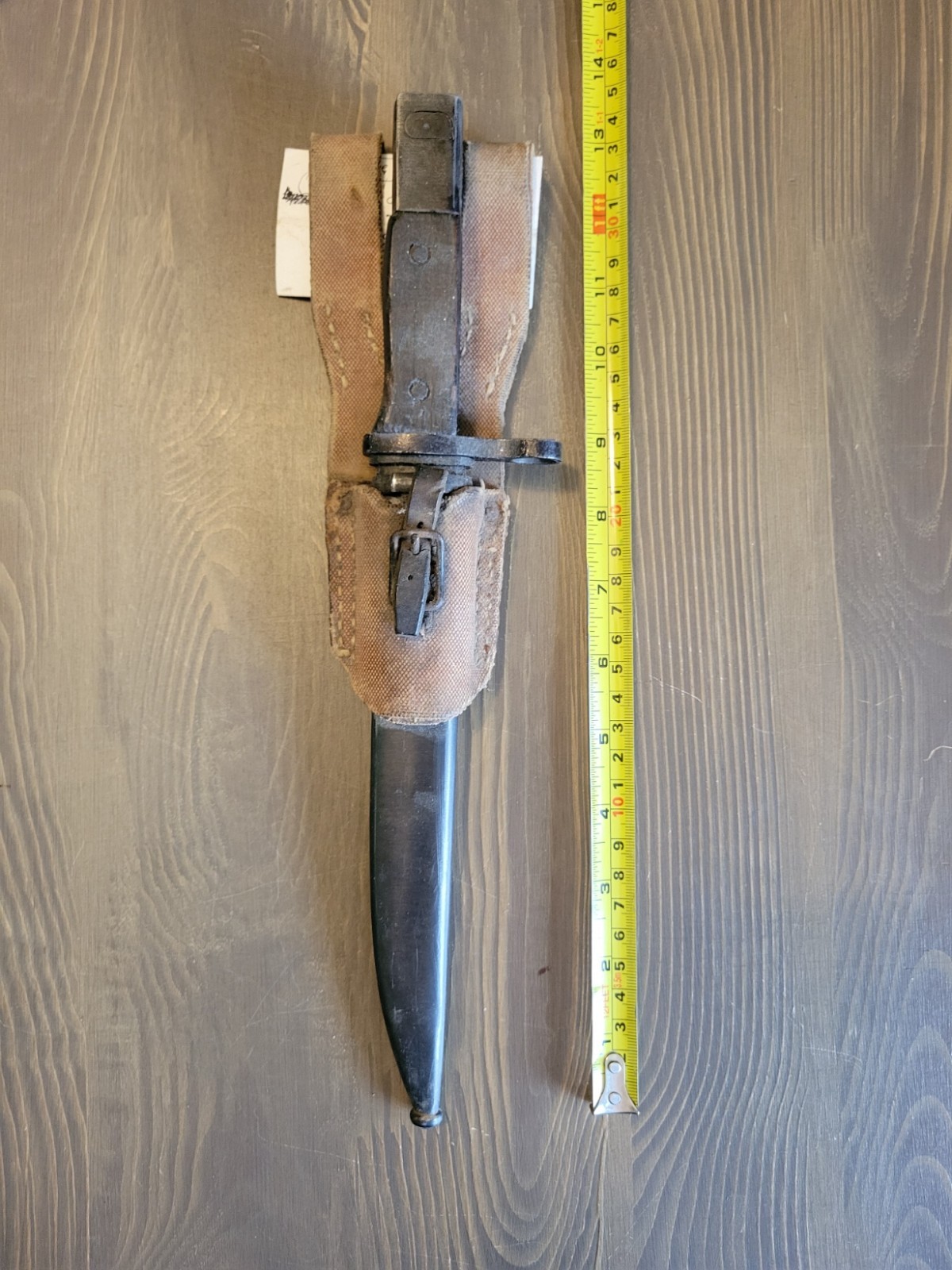 WWII Japanese Bayonet byToyada Arsenal Modified w/Original Frog