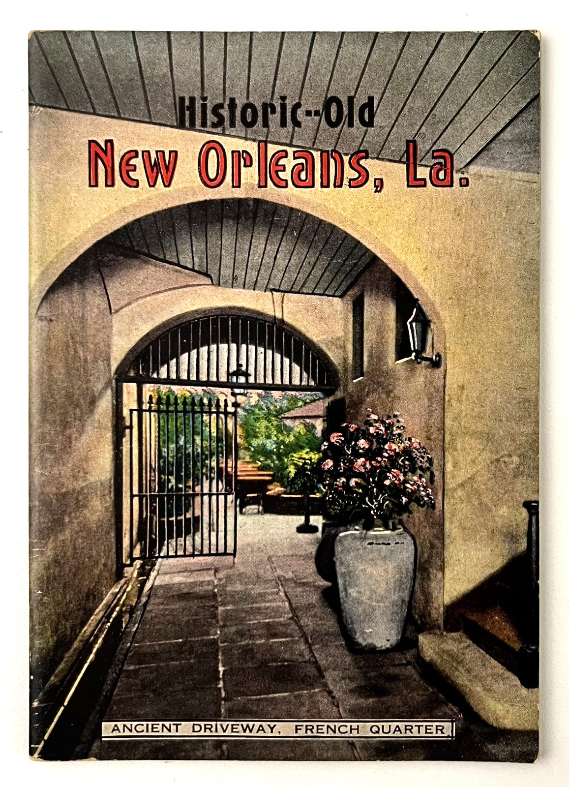 1940s Historic Old New Orleans Louisiana Pictorial Guide Vintage Booklet LA