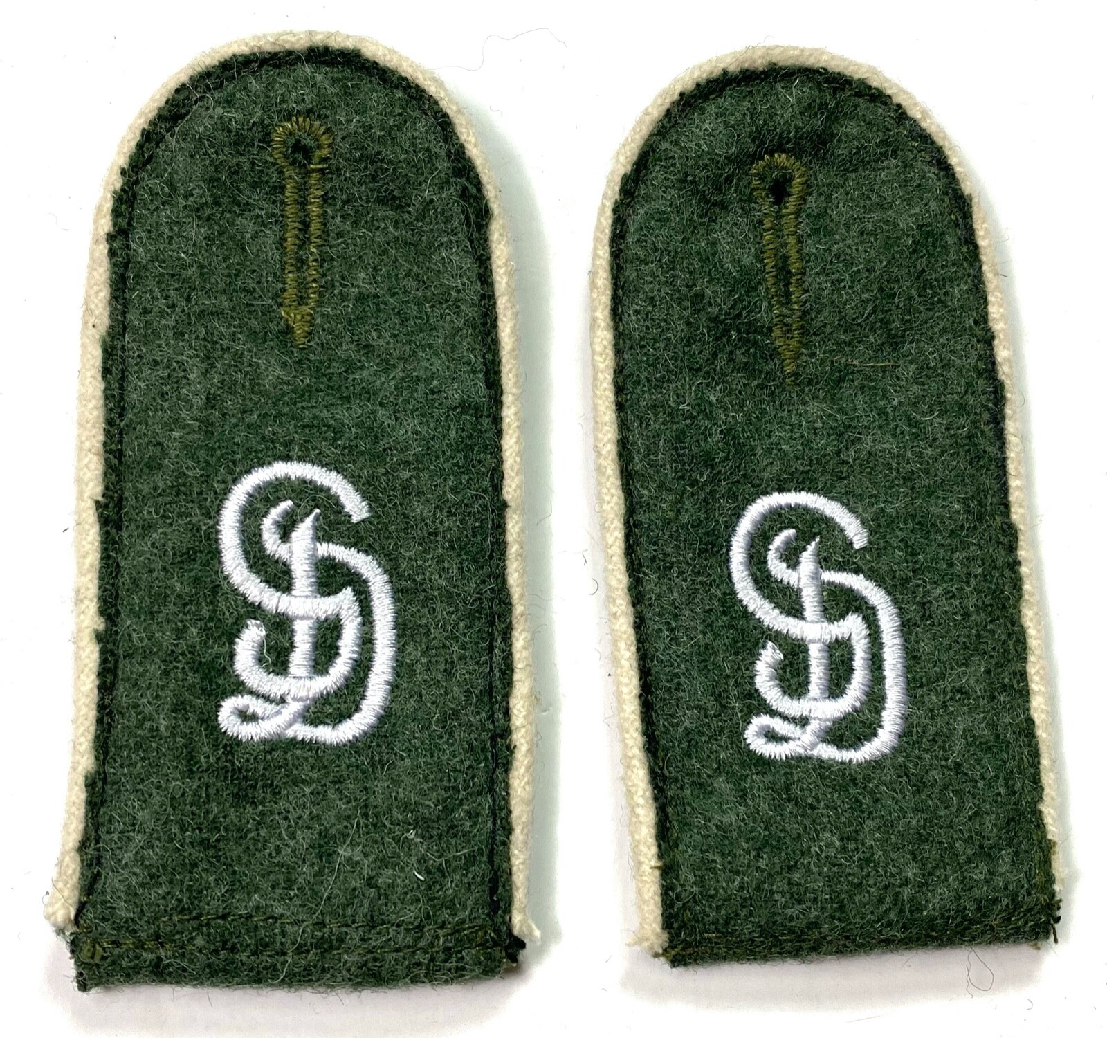  WWII GERMAN HEER ARMY Grossdeutschland ENLISTED TUNIC SHOULDER BOARDS-MID WAR