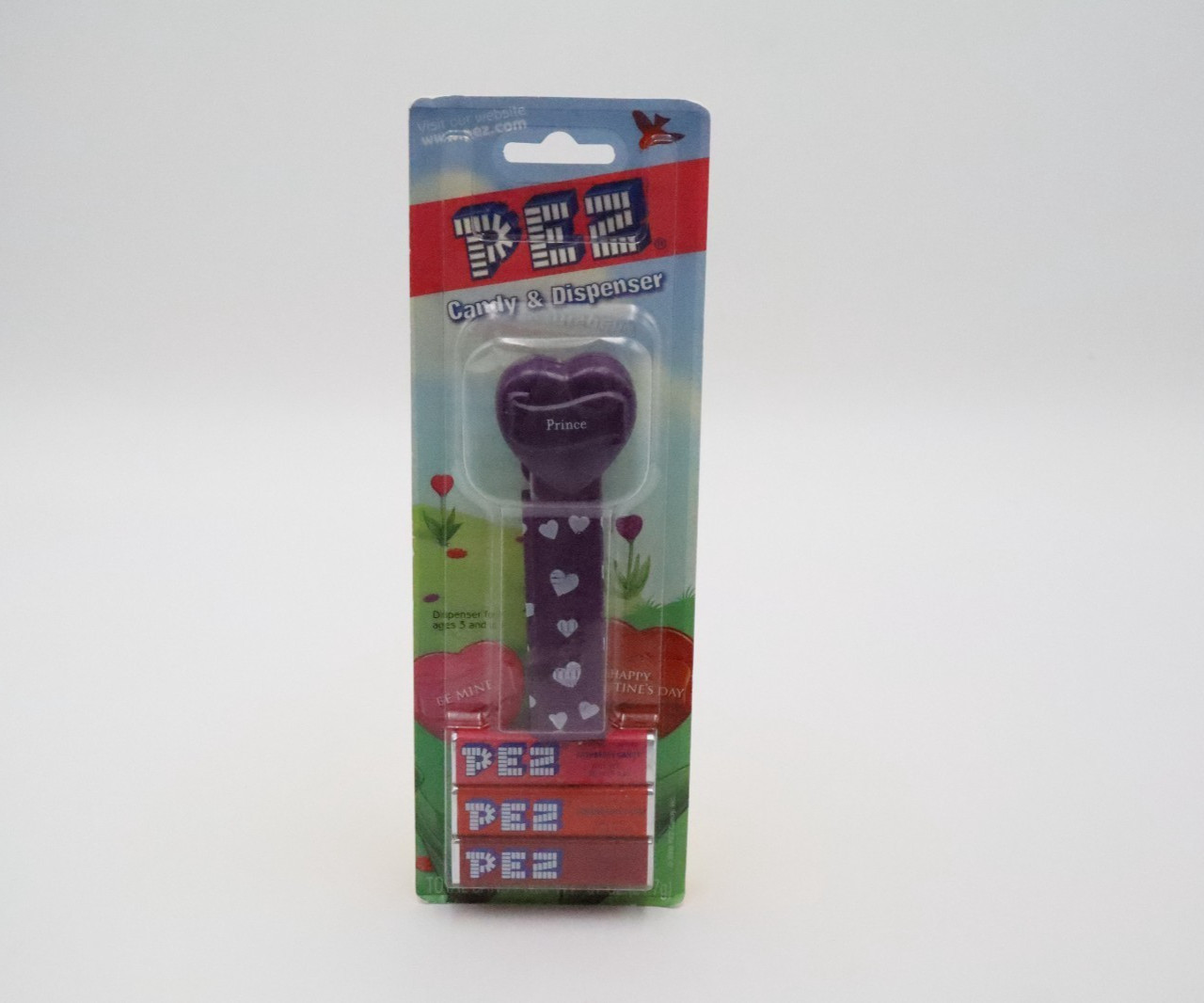 2009 PEZ Valentine Heart Prince Candy Dispenser Sealed Vintage New in Package
