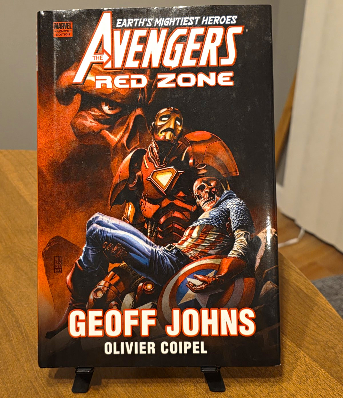 The Avengers: Red Zone Premiere Edition Hardcover Geoff Johns & Coipel