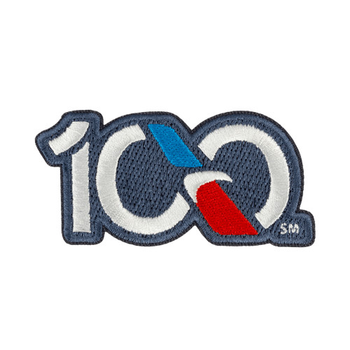 2026 American Airlines 100 Year Anniversary Centennial Embroidered AA Patch New