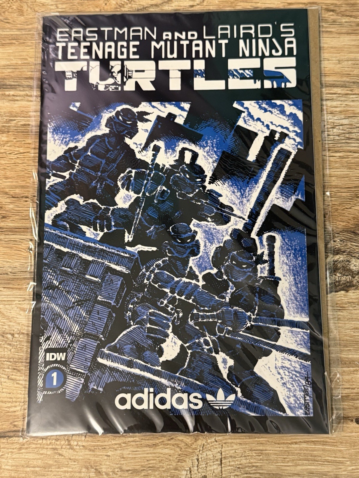 ADIDAS TMNT SHELLTOE SUPERSTAR NINJA TURTLES EASTMAN & LAIRD COMIC #1 - Unopened