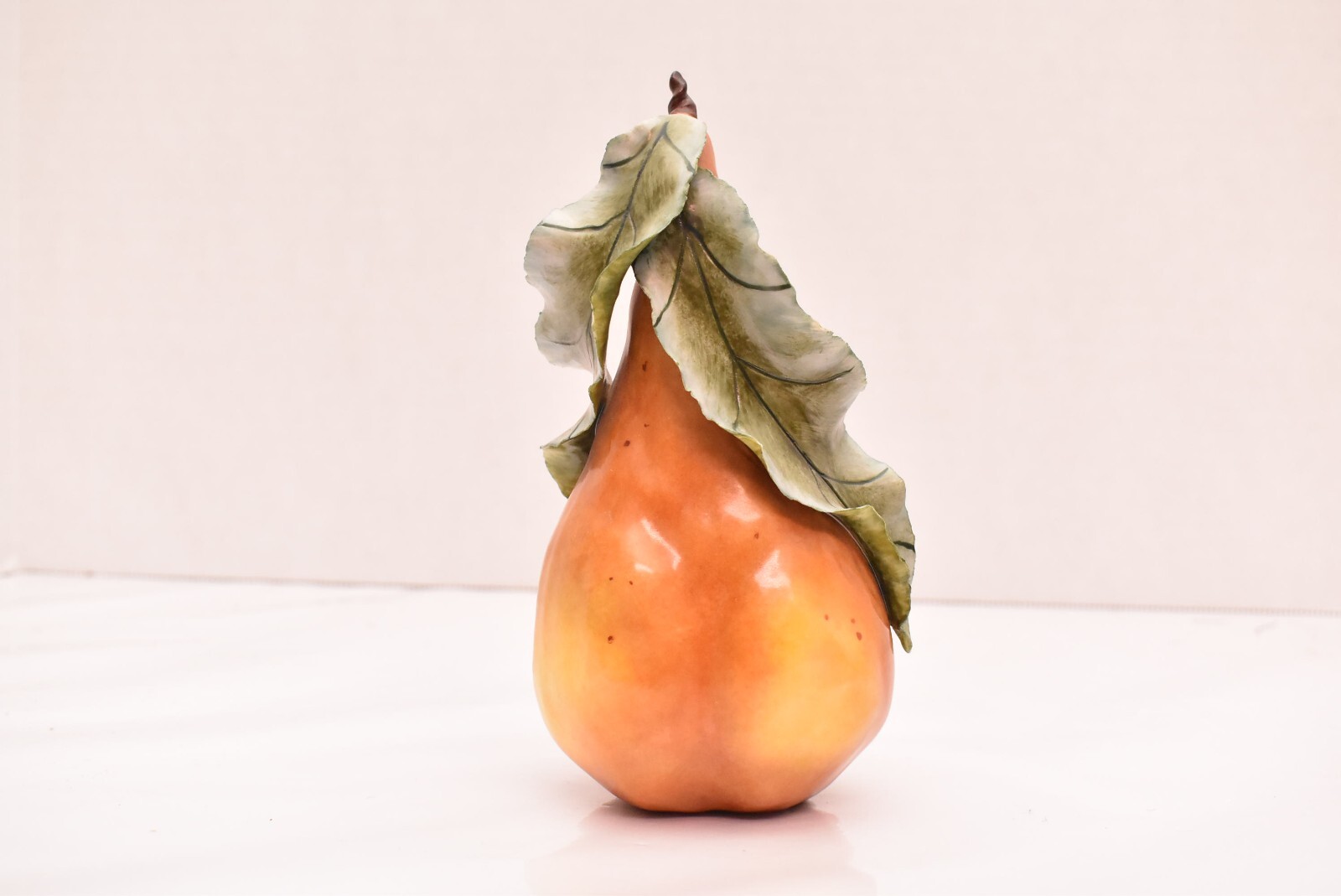 Vintage Katherine Houston Porcelain Pear Sculpture Figurine Pottery