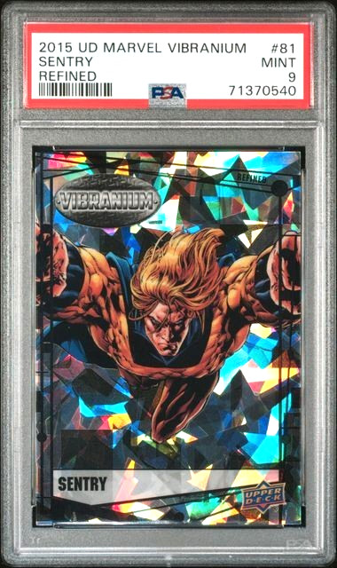 2015 Marvel Vibranium Refined /99 Sentry PSA 9 MINT