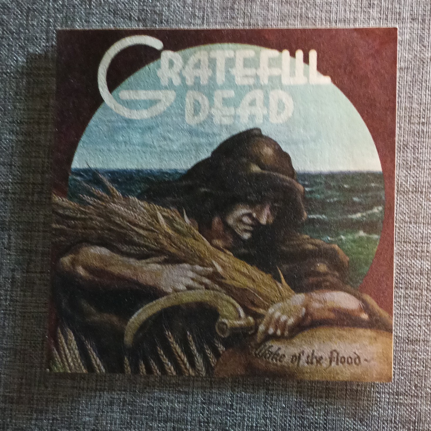 Grateful Dead Original, Vintage Wake of the Flood sticker.