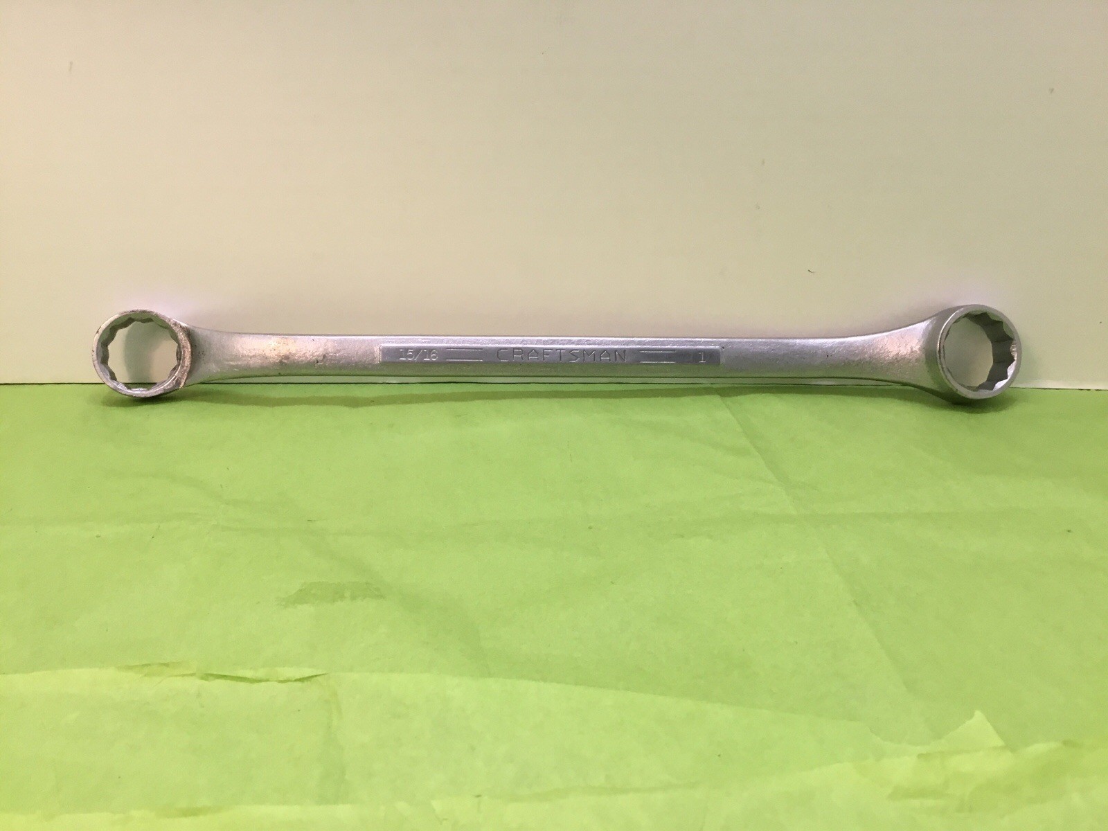Vintage Craftsman  =V=  1” —- 15/16   Double Box End Wrench