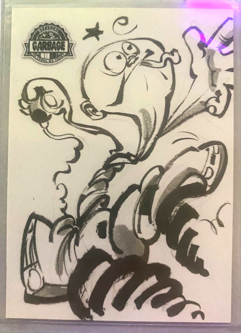 Topps 2023 Garbage Pail Kids Lowell Isaac Sketch Card 1/1 GPK