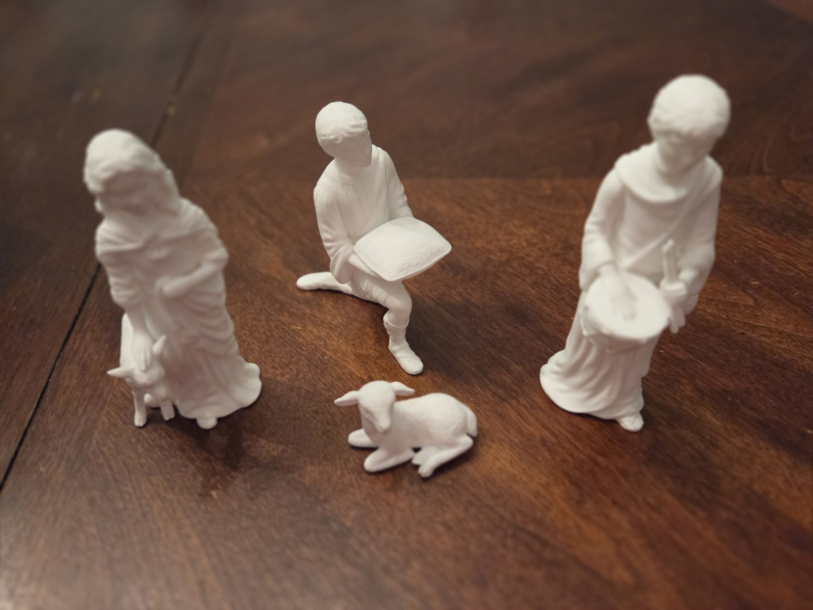 Lenox The Nativity The Children of Bethlehem 4-Piece White Bisque
