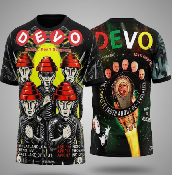 DEVO Mutate Don't Stagnate 3D T-Shirt S-234XL Short Sleeve Gift 1UU200