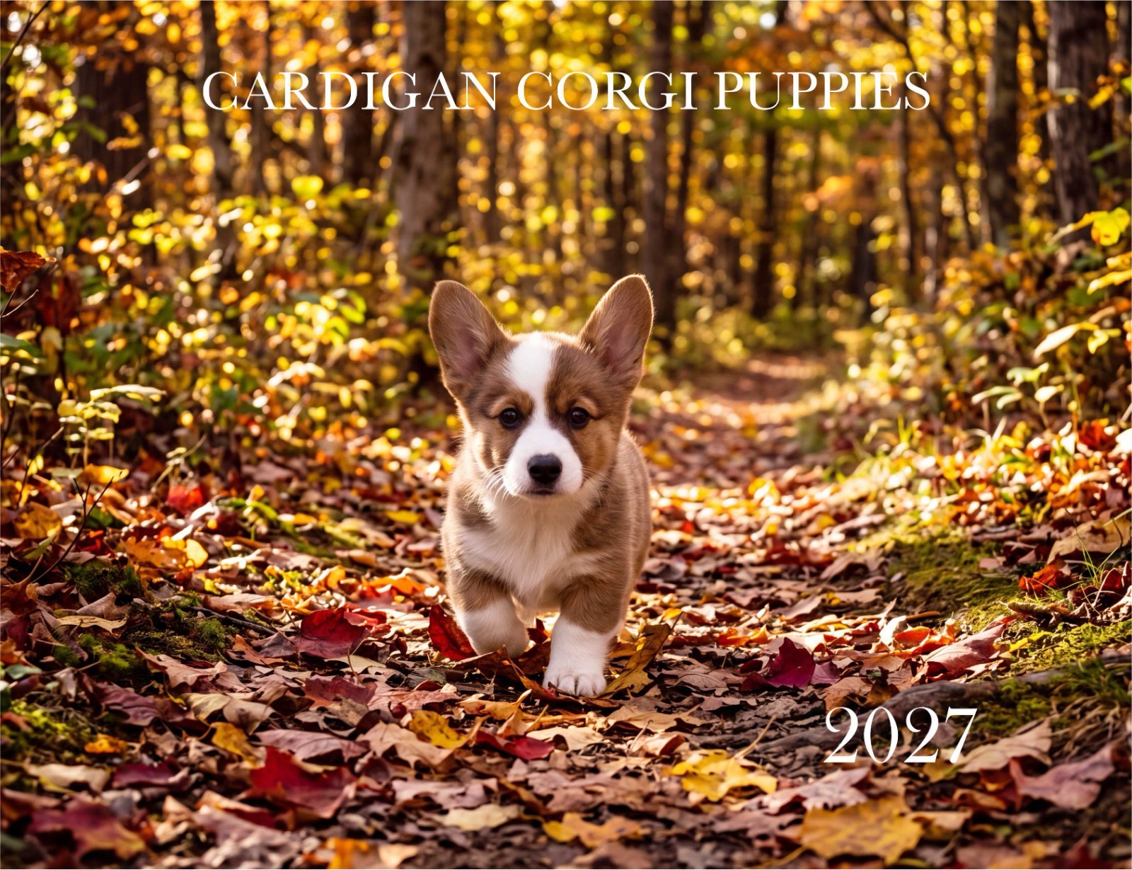 2027 CARDIGAN WELSH CORGI PUPPIES CALENDAR