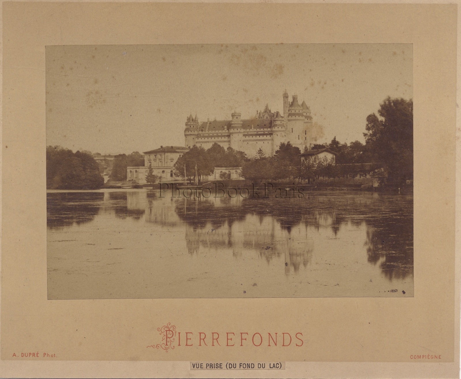 Château De Pierrefonds Photo N1 A. Dupré Compiègne Vintage Albumine Ca 1885