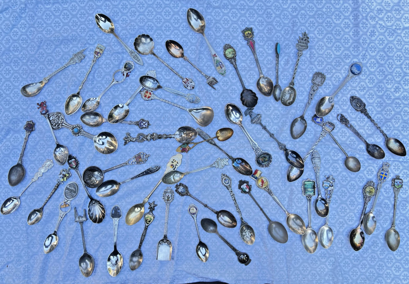Vintage Souvenir Spoon Lot 50+ Premium Spoons Global Locations