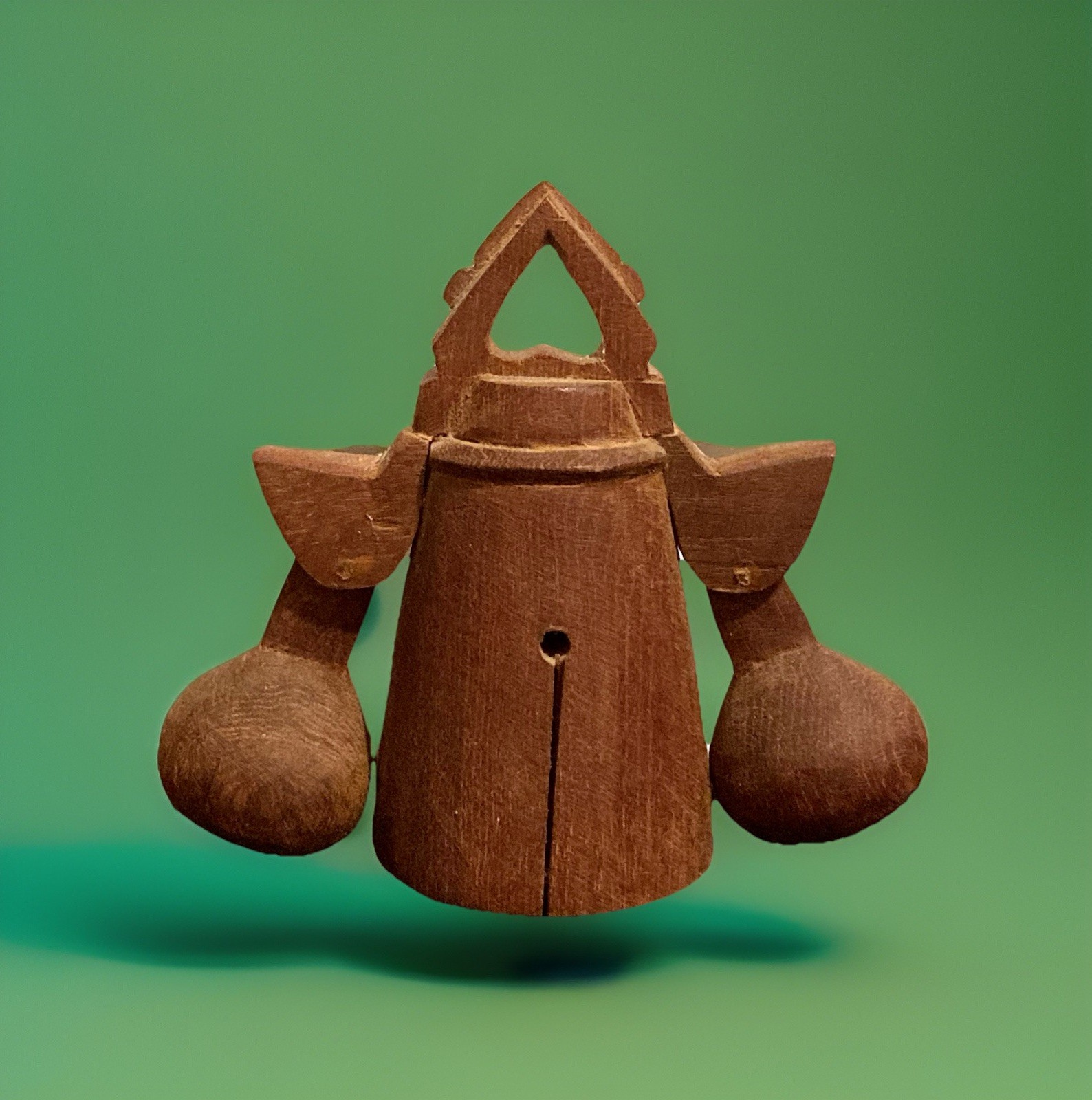Vintage/Antique Wooden Bell 🔔 (Originally For Livestock/Goats) 🐐