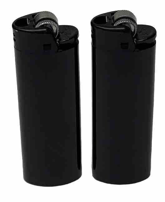 2PCS LIMITED EDITION All Black BiC Classic Lighter