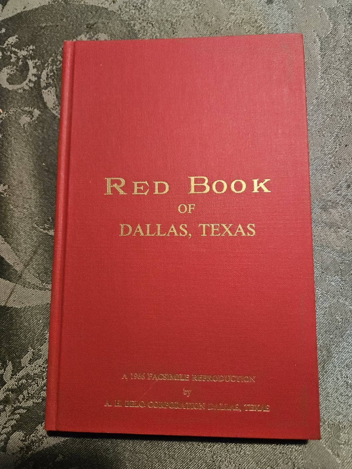 Dallas, Texas 1895-1896 Directory  Ltd Ed