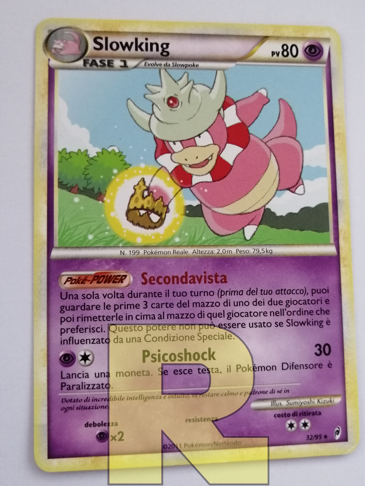 Slowking ® Call Legends 32/95 ® Rare No Holo ® Pokemon ® Italian ® EX