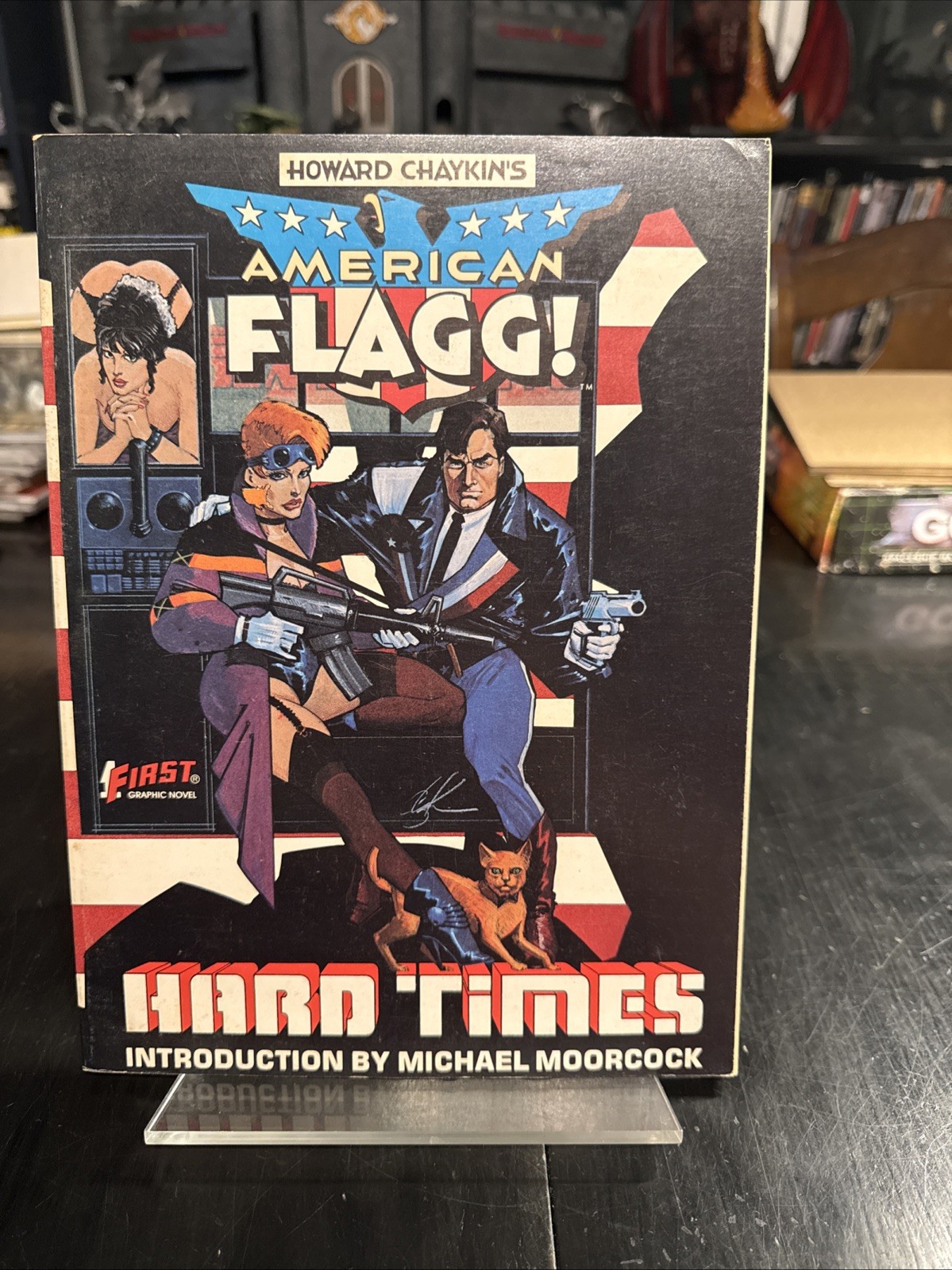 American Flagg Hard Times Graphic Novel Howard Chaykin 1985 1st Print