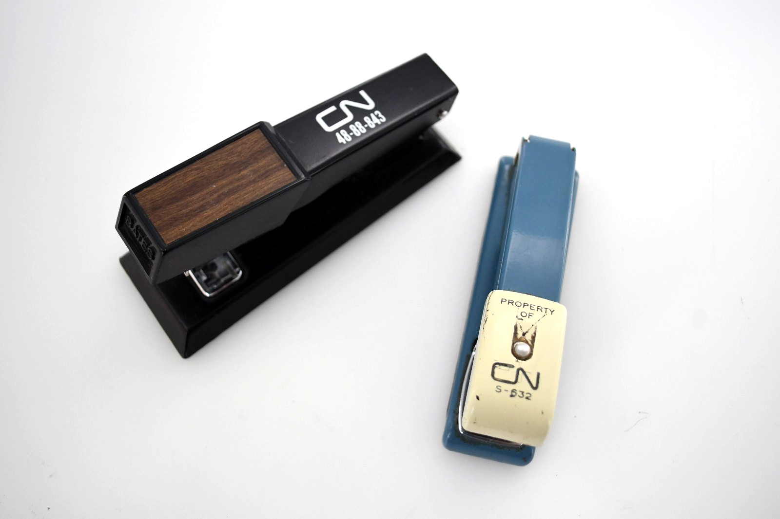 Vintage CN Canadian National Railway Office Staplers – Bates 320 & Ofrex Anglia