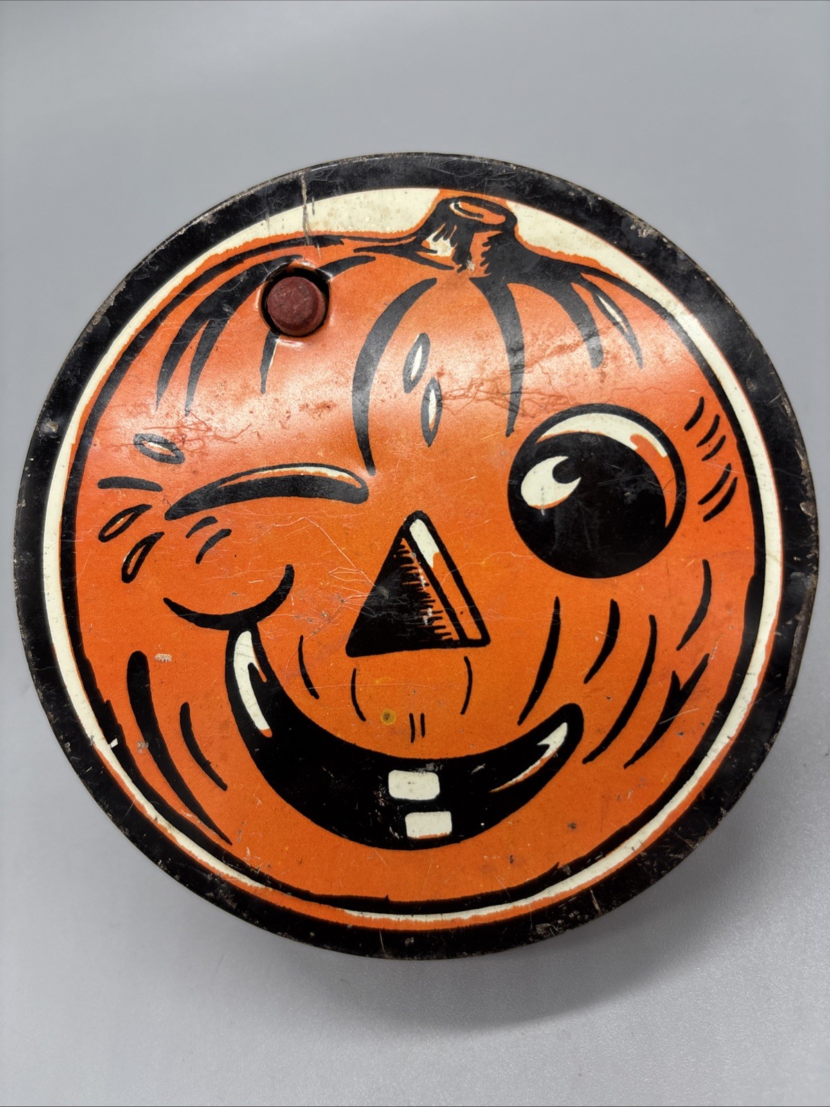 VINTAGE KIRCHHOF HALLOWEEN PUMPKIN NOISE MAKER