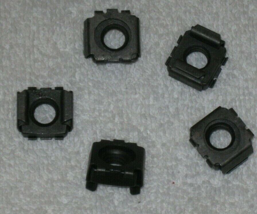 FORD 5/16-18 FENDER BODY DOOR RADIATOR SUPPORT TRUNK SQUARE CAGE NUT 5 PCS