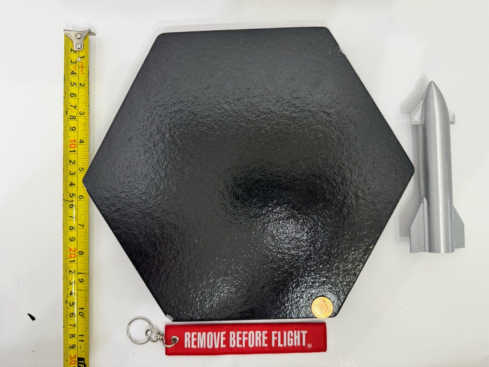 Rare complete authentic Space X Starship Heat Shield Thermal Tile