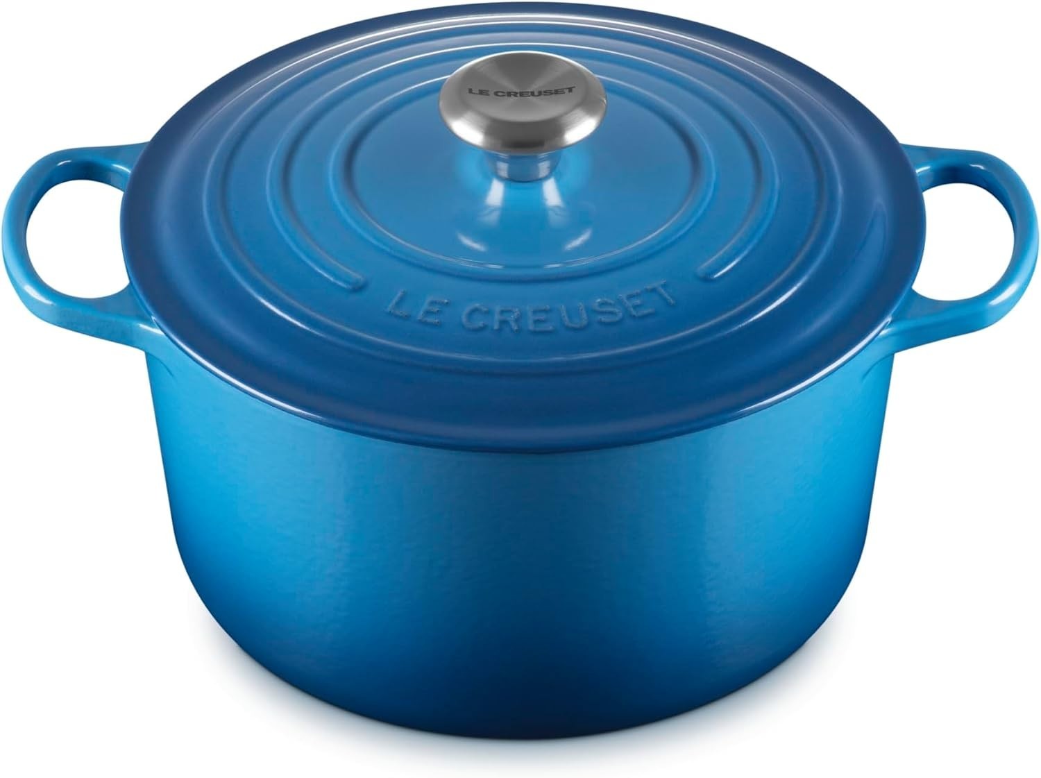 Le Creuset Enameled Cast Iron Signature Deep Round Oven, 6.5 qt., Marseille #NIB