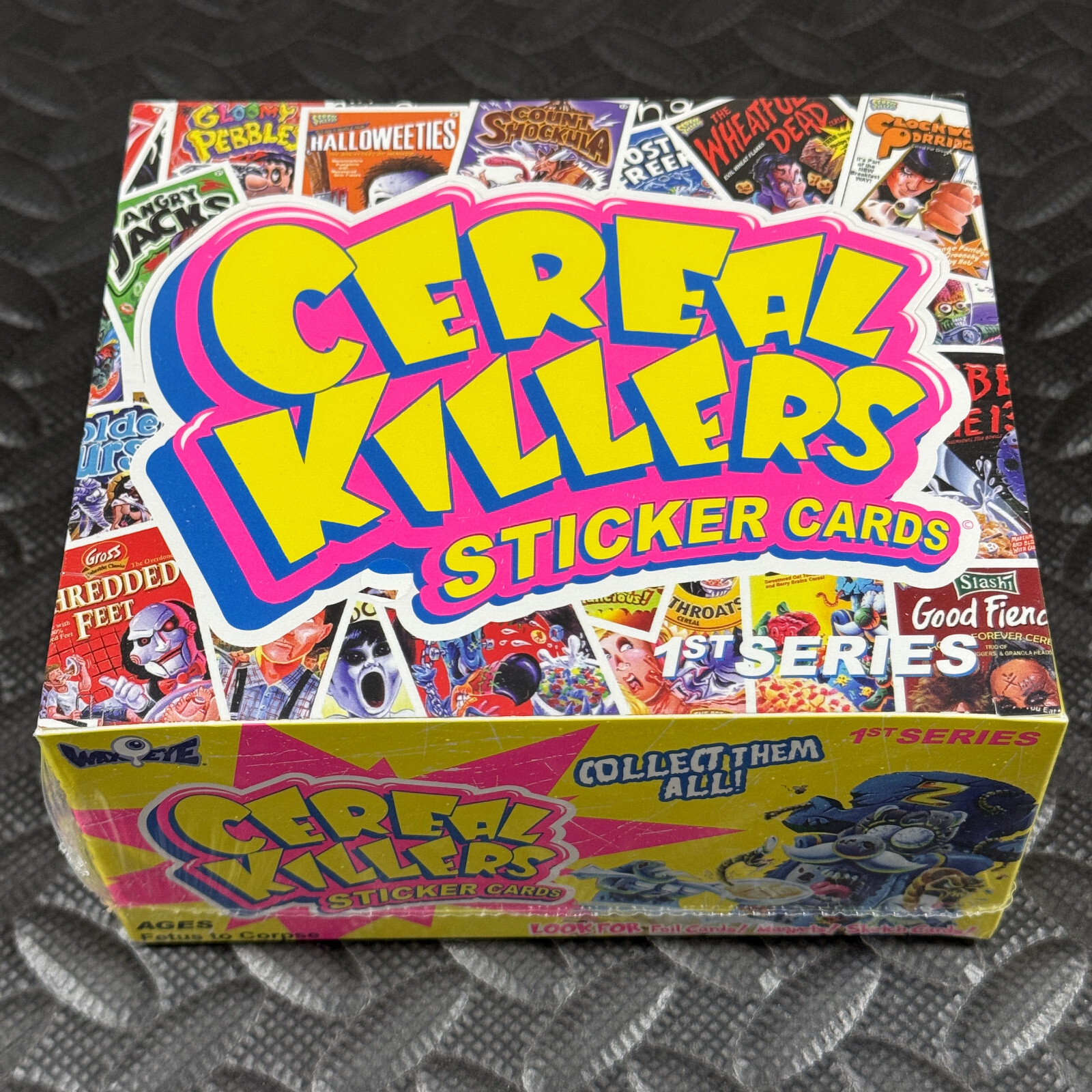 2012 WAX EYE CEREAL KILLERS JOE SIMKO SEALED HOBBY BOX OF 24-PACKS/5-CARDS PER