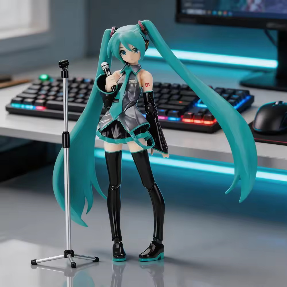 14cm Figma 014 Hatsune Miku Figma Joints Movable Action Figure No Box Model NEW