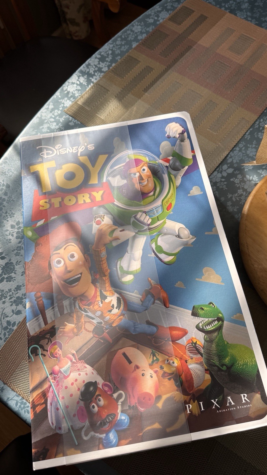 WALT DISNEY TOY STORY VHS BOXED SILK TOUCH THROW BLANKET 50