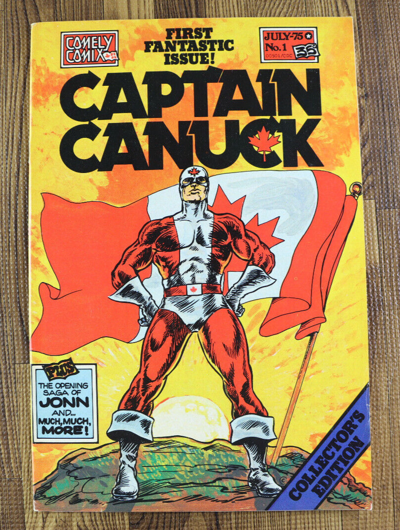 1975 Comely Comics Captain Canuck #1 VF/VF+