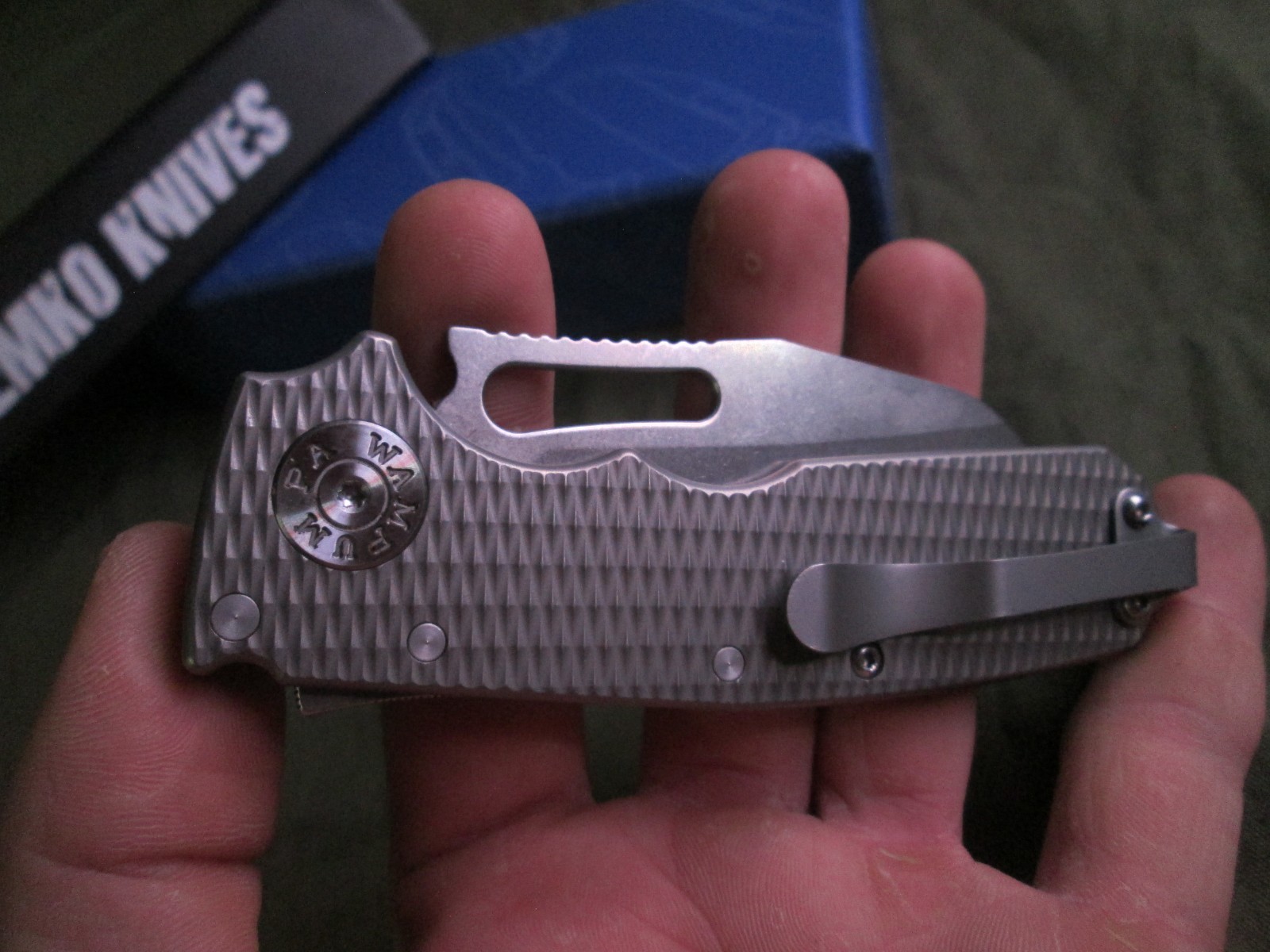 Demko Knives Shark Cub Ti S35VN Shark-Lock Folding Knife (CLONE)