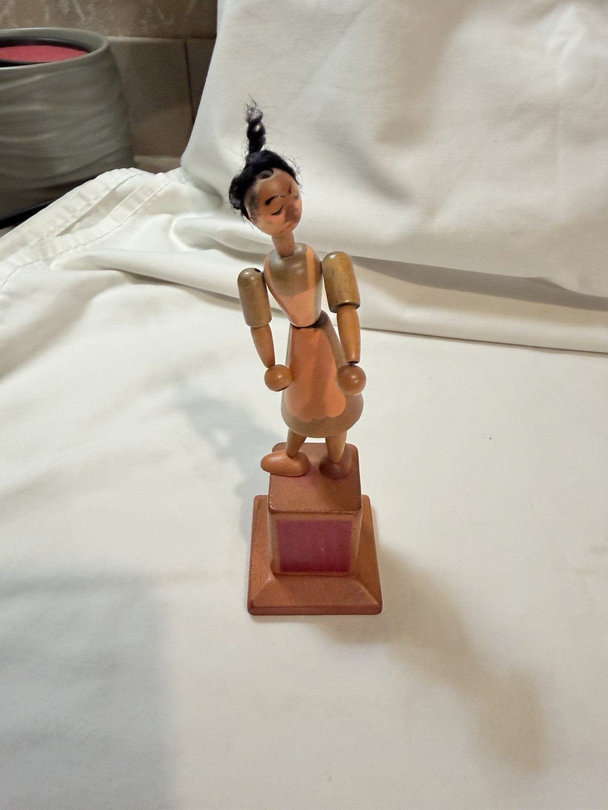 Vintage wooden articulating figure
