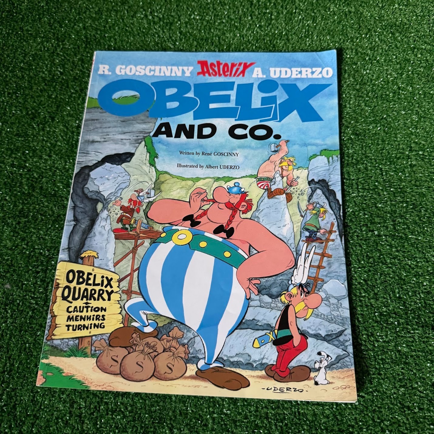 Vintage 2004 Asterix Comic Obelix and Co Goscinny Uderzo Paperback Book UK